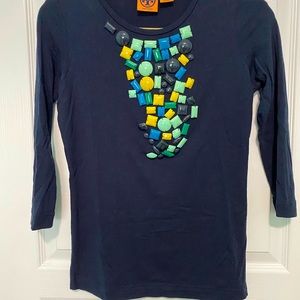 *SOLD* Tory Burch Embellished Top